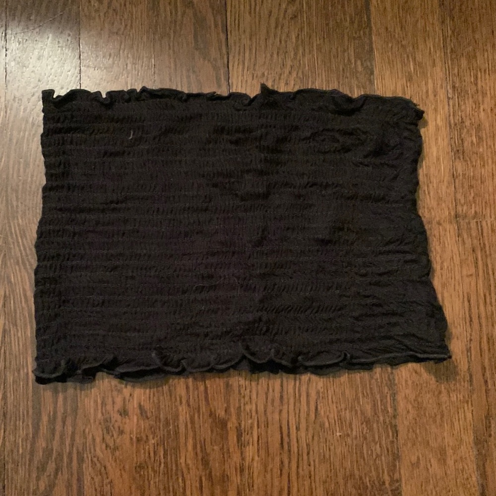 caution to the wind smocked tube top